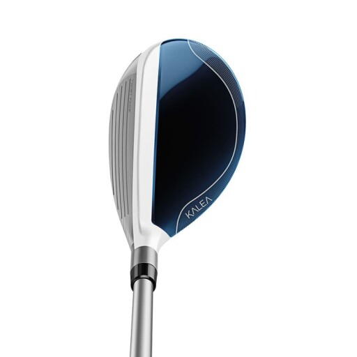 Close-up of golf club head with Speed Pocket technology.